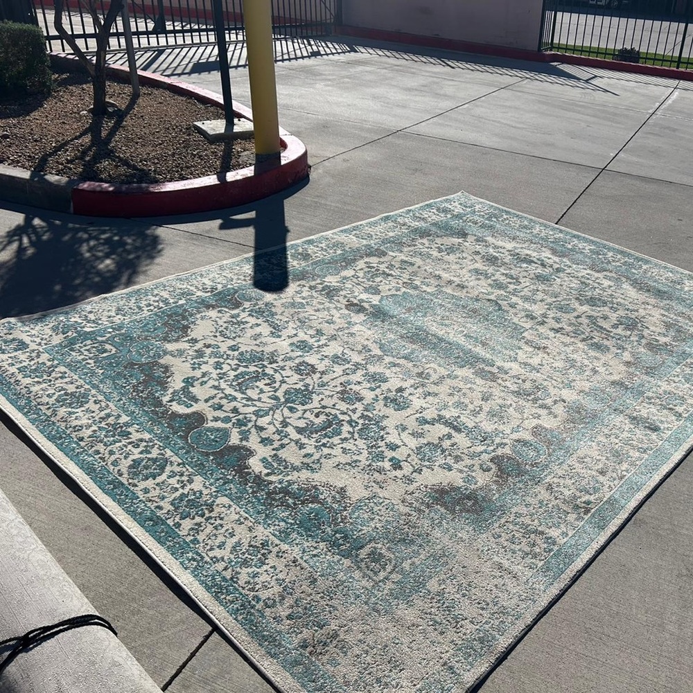 Blue Surya aberdine rug